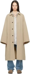 THE ROW TAUPE FLEMMING TRENCH COAT