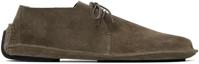 The Row Taupe Lucca Desert Boots In Ash Ash