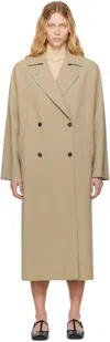 The Row Sable Oversize Wool Coat In Agy Ash Grey