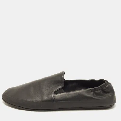Pre-owned The Row Tech Size 40 Black Leather Loafers