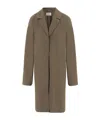 The Row Technical Fabric Coat In Brown