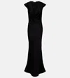 The Row Tefra Satin Gown In Black