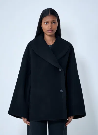 The Row Temur Coat In Black