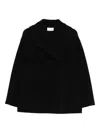 The Row Temur Shawl-collar Coat In Black