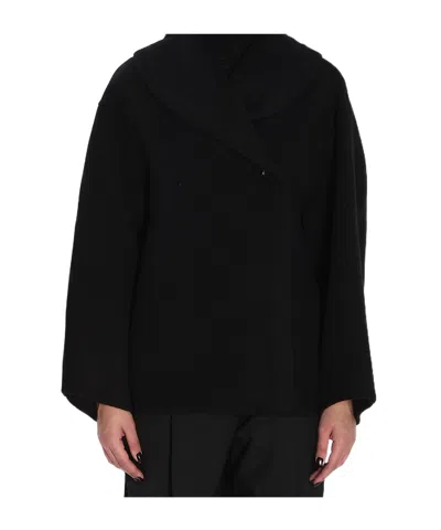 The Row Temur Coat In Virgin Wool In Black