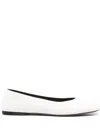 The Row Square Toe Ballet Flats