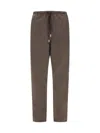 The Row Teo Sweatpants In Brown Melange
