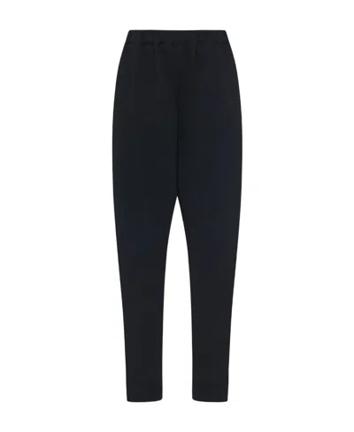 The Row Terr Stretch Casual Pants In Black