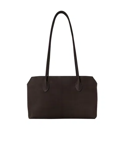 The Row Terrasse Shoulder Bag In Brown