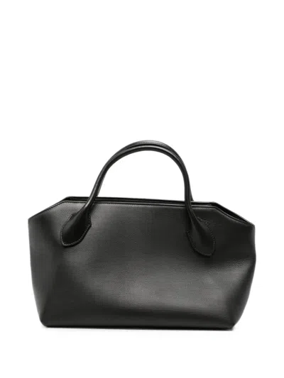 Pre-owned The Row Terrasse Bauletto Tote Bag In Black