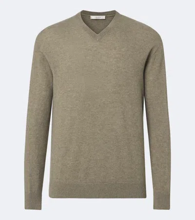 The Row Thamm Cashmere Sweater In Green