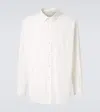 The Row Thane Cotton Poplin Shirt In White