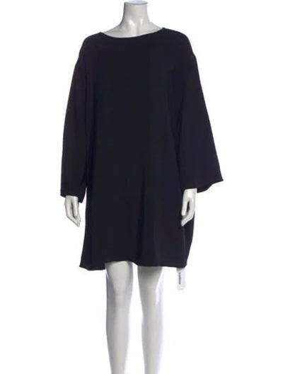 Pre-owned The Row 'tharpe' Mini Dress In Black