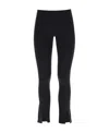 The Row Thilde Stretch-scuba Skinny Pants In Black