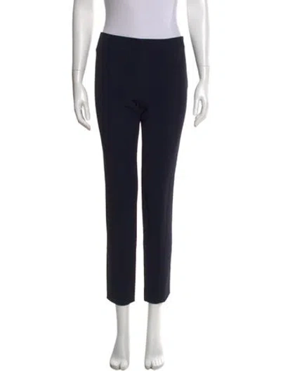 Pre-owned The Row Thilde Straight Leg Pants In Black