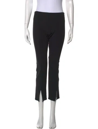 Pre-owned The Row Thilde Straight Leg Pants In Black