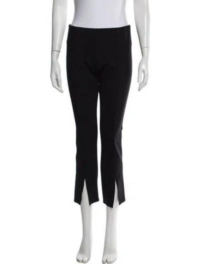 Pre-owned The Row Thilde Straight Leg Pants In Black