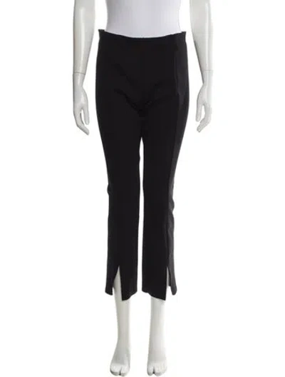 Pre-owned The Row Thilde Straight Leg Pants In Gray
