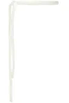 The Row Thin Wrap Belt In White