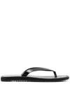 The Row Thong-strap Leather Flip Flops In Multi