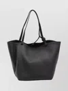 The Row Three Pocket Tote Bag In Black