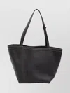 The Row Three Stitch Leather Tote Bag