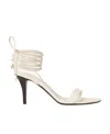 Shop The Row Tie High-heeled Sandals In White