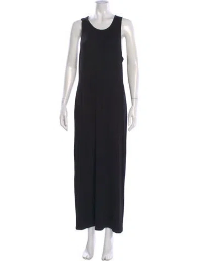 Pre-owned The Row Tikea Long Dress In Black