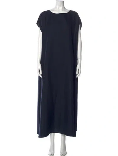 Pre-owned The Row Tilda Long Dress In Blue
