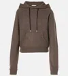 The Row Timmi Cashmere-blend Sweatshirt In Brown Melange