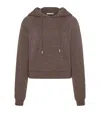 The Row Timmi Cashmere-blend Sweatshirt In Brown