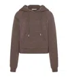 The Row Timmi Cashmere-blend Sweatshirt In Brown