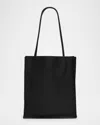 The Row To Go Large Tote Bag In Napa Leather In Bas Black Ans