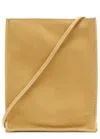 The Row To Go Small Suede Crossbody Bag In Yellow