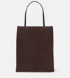 The Row Tote To Go Small Aus Veloursleder In Braun
