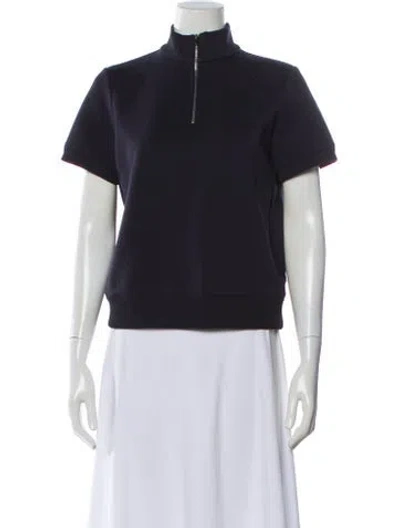 Pre-owned The Row Tolan Neoprene Top In Blue