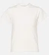 The Row Calibi Brushed Cotton Silk Jersey T-shirt In White