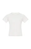 The Row Calibi Brushed Cotton Silk Jersey T-shirt In White