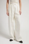 THE ROW TONNIE TAILORED LINEN PANTS