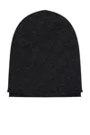 The Row Tony Beanie In Charcoal