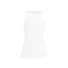 The Row Chic Cotton Ribbed Tank Top With Sophisticated Fit And Versatile Style