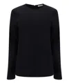 The Row Filippa Wool Sweater In Black