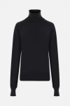 The Row Turtleneck Sweater In Black