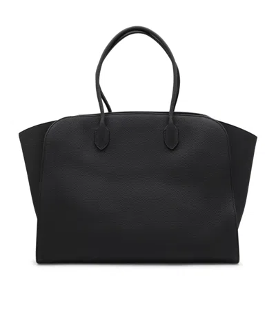 The Row Top Handle Tote In Black