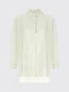The Row Long Sleeve Collared Shirt With Back Yoke Luka In Neutral