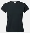 The Row Wesler Short-sleeve Cotton Jersey T-shirt In Black