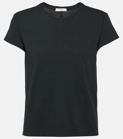 The Row Tori Cotton Jersey T-shirt In Black