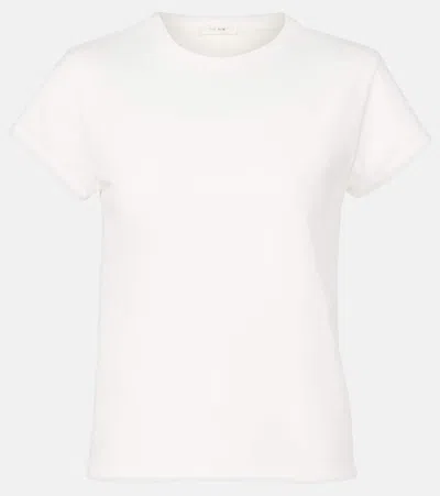 The Row Tori Cotton Jersey T-shirt In White