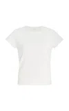 The Row Tori Cotton-jersey T-shirt In White