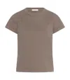 The Row Short Sleeve T-shirt In Brown